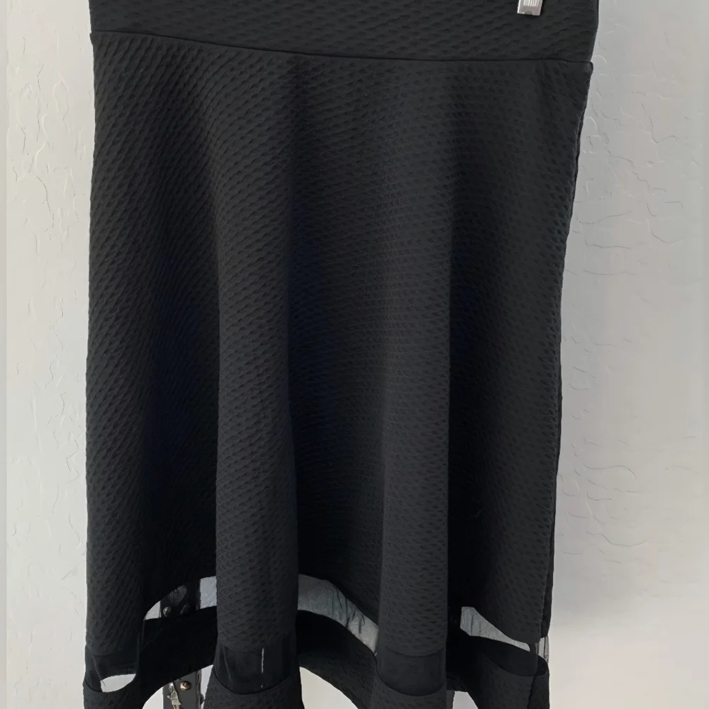 Faith and Joy Classic Black A-Line Skirt